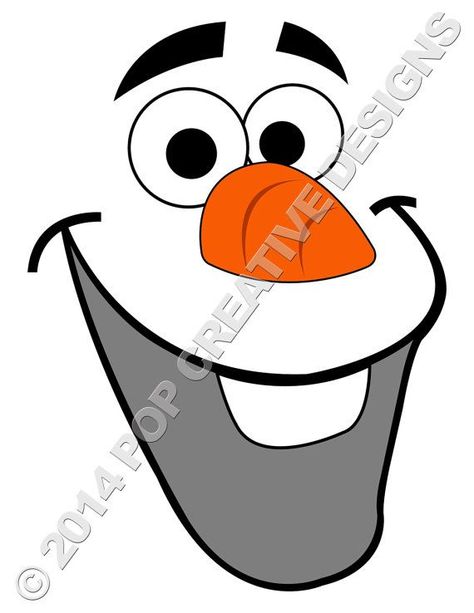 Olaf Pumpkin, Olaf Face, Olaf Svg, Disney Pumpkin Painting, Christmas Face Painting, Disney Pumpkin, Pumpkin Contest, Disney Frozen Olaf, Frozen Olaf