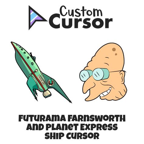 Hubert Farnsworth is an intelligent scientist, the founder of Planet Express. The Futurama cursor with Farnsworth and Planet Express Ship! Custom Cursor is #1 for cursors! Planet Express Ship, Custom Cursor, Chrome Web, Cartoons Series, Futurama, Planets, Fan Art