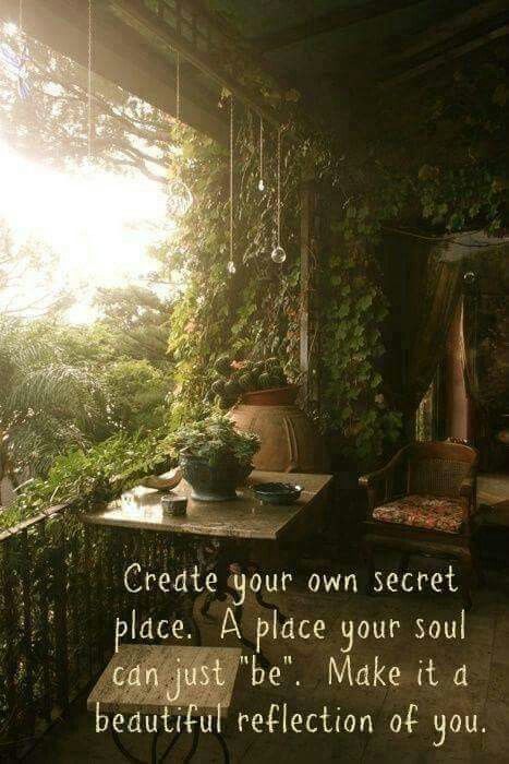 American Hippie on Facebook Secret Place, Real Estat, Hippie Life, The Secret Garden, Meditation Space, Secret Places, Sacred Space, Your Soul, Secret Garden