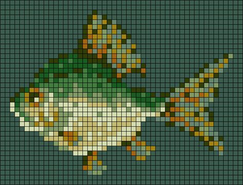 Deer Pixel Art Grid, Fish Cross Stitch Patterns Free, Tiger Alpha Pattern, Whale Alpha Pattern, Fish Cross Stitch Patterns, Bug Alpha Pattern, Fish Tapestry Crochet, Duck Alpha Pattern, Fish Alpha Pattern