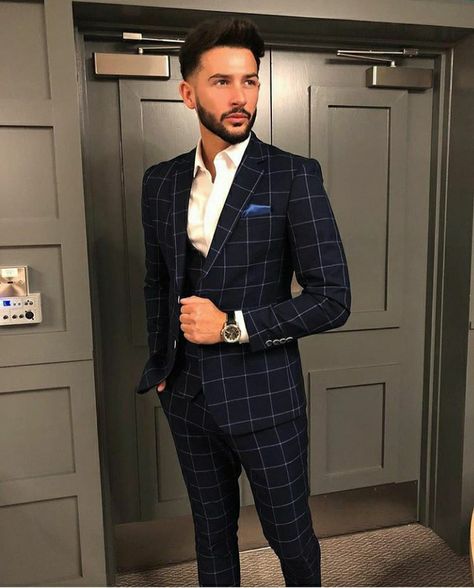 Trendy Suits For Men, Coat Pant For Men, Party Wear Blazers, Windowpane Suit, Black Range, Checkered Blazer, To Start A Conversation, Trendy Suits, Mens Kurta Designs