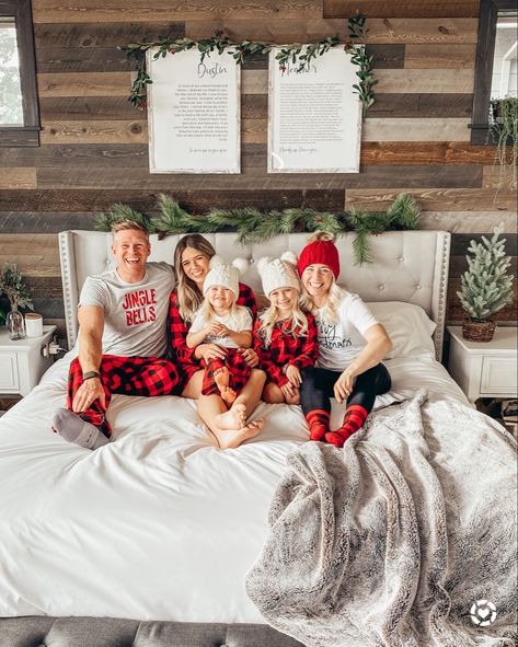 Christmas Tree Farm Pajama Pictures, Buffalo Plaid Family Pajamas, Buffalo Check Family Pictures, Family Christmas Pajamas Pictures, Christmas Pajama Pictures, Target Decor, Pajamas Matching, Red Buffalo Check, Buffalo Check Christmas