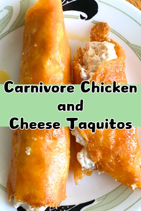 Simple Carnivore Chicken and Cheese Taquitos Recipe | Carnivore diet | Carnivore Recipes Easy Dinner | Carnivore Recipes Keto | Simple Carnivore Recipes | Carnivore Recipes Best | Carnivore Recipes Chicken | Carnivore diet recipes | Carnivore diet recipes for beginners Carnivore Diet Beef Jerky, Easy Carnivore Diet Recipes, Carnivore Diet Recipes Airfryer, Easy Carnivore Breakfast, Carnivore Chicken Casserole, Keto Carnivore Diet Food List, Budget Carnivore Diet, Keto Halloween Food, Ketovore Diet For Beginners