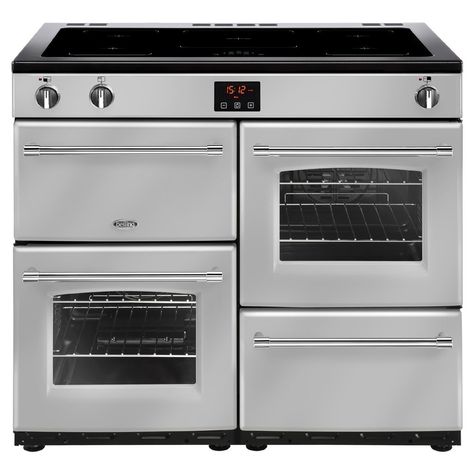 Belling FARMHOUSE 100EISIL 4143 100cm Induction Range Cooker – SILVER Belling Range Cooker, Gas Range Cookers, Induction Range Cooker, Electric Range Cookers, Dual Fuel Range Cookers, Professional Cooking, Induction Range, Electric Cooker, Conventional Oven