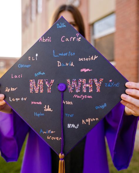 Signed Graduation Cap, Grad Caps For Education Majors, Masters Education Graduation Cap, Graduation Cap Designs For Education, Bcba Graduation Pictures, Masters Degree Graduation Cap Teacher, Teacher Graduation Cap Students Sign, Education Major Cap Decoration, Grad Cap Education Major