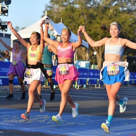 Who’s ready for princess registration on Tuesday?! Nothing beats that finish line feeling (expect maybe running through the castle 💕) . . . #rundisney #running #disneylover #disneyrunner #5k #runningcostume #handmade #runningfashion #sparkleskirt #runningcostume #instarunners #theprettypumpkin #10k #igrunners #runhappy #runnerspace #happyrunner #halfmarathon #runnerscommunity #disneyworld #runnerslife #smallbusinessowner #handmade #runningfashion #theprettypumpkin #princessweekend #disney #di... Aurora Running Costume, Disney Race Outfits, Princess Half Marathon Costumes, Disney Marathon Costumes, Rundisney Costumes, Disney Princess Marathon, Princess Running Costume, Disney Half Marathon, Disney Races