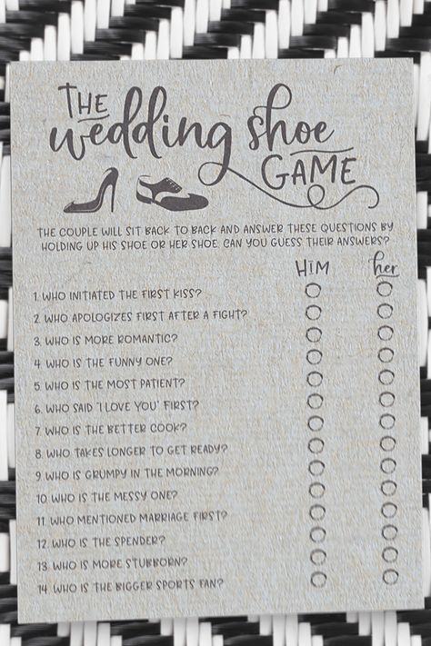 Grey Wedding Shoe Bridal Shower Game. Wedding Shoe Game . Bridal Shower Game,Virtual Bridal Grey Wedding Shoes, Wedding Shoe Game, Bridal Shower Questions, Reception Games, Wedding Reception Games, Game Wedding, Winter Bridal Showers, Creative Wedding Invitations, Wedding Shower Games