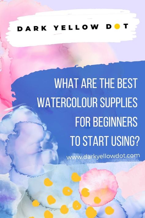 Are you stuck when it comes to the best watercolour supplies for beginners? Use our straightforward list to equip yourself with everything you need and become a pro in no time. How To Start Painting As A Hobby, Watercolour Challenge Beginner, Watercolour Supplies For Beginners, Watercolour Supplies, Watercolor Pans, Watercolor Supplies, Watercolor Beginner, Art Student, Oil Painting Techniques