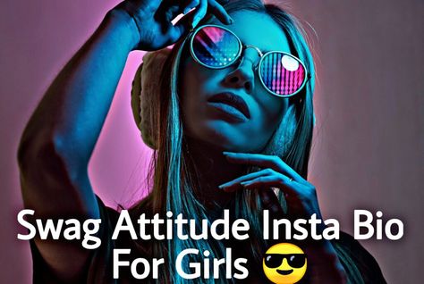 100+ Swag Attitude Instagram Bio For Girls (2021) » YohoHindi Attitude Quotes For Instagram Bio, Swag Quotes For Instagram, Bad Girl Names, Bio For Girls, Bio For Instagram, Quotes For Instagram Captions, Attitude Bio, Attitude Bio For Instagram, Queen Mom