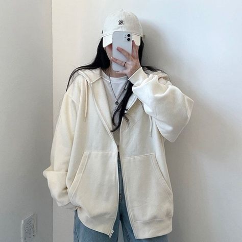 Winter Office Wear, Korean Style Outfits, Kawaii Hoodie, Korean Fits, Asian Outfits, Basic Outfits, Casual Style Outfits, Outfits Aesthetic, Casual Style