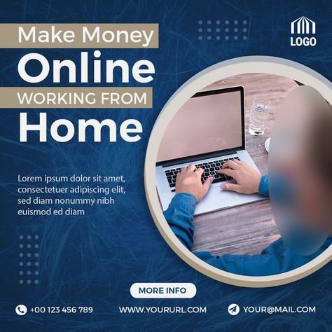 Work For Home Jobs, Work From Home Photography, Our Elite Health Online Work Dp, Online Business Poster, Online Work From Home Poster, Work From Home Logo, Work From Home Poster Design, Work From Home Images, Home Social Media Post