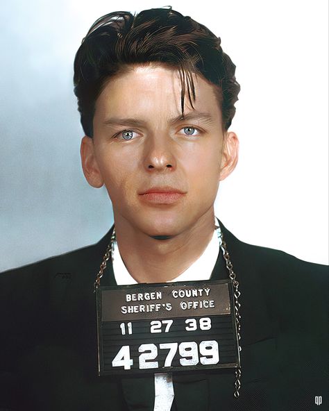 Frank Sinatra Mugshot, Bergen County, Sheriff Office, Frank Sinatra, Mug Shots, The Artist, Instagram, Bergen