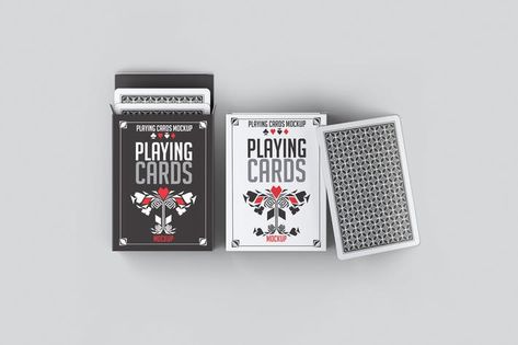 Cover Image For Playing Cards Mock-Up Box Mockup Free, Unique Playing Cards, Card Playing, Online Cards, Playing Card Box, Modern Holiday Decor, Playing Cards Design, Card Boxes, Card Tricks