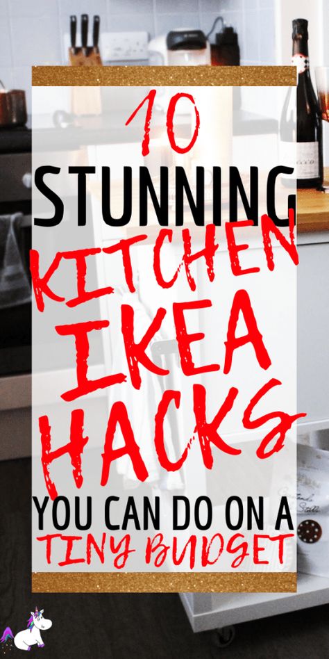 10 Stunning Kitchen Ikea Hacks You Can Do On A Tiny Budget. Simple Home Decor Hacks that make DIY home decor easy! via: https://themummyfront.com #kitchenhacks #ikeahacks #diyhomedecor #themummufront #homedecoronabudget Ikea Decor Hacks, Dapur Ikea, Ikea Kitchen Hacks, Do It Yourself Decoration, Ikea Organization Hacks, Best Ikea Hacks, Ikea Desk Hack, Ikea Crafts, Kitchen Ikea