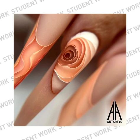 Antartyc Nails on Instagram: "#STUDENTWORK 2022 💅 nail course with máster Leon Cabriales #antartycnails #professional #nails #antartycmaster #metodoantartyc" Nail Courses, Rose Nail Art, Model Nails, Nail Art Designs Diy, Rose Nails, Nail Art Videos, Floral Nails, Dope Nails, Creative Nails