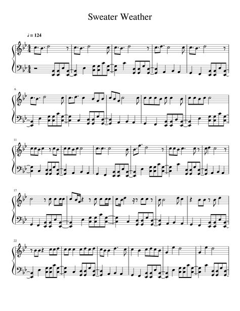 Sweater Weather Piano, Akordy Na Ukulele, Popular Piano Sheet Music, Free Violin Sheet Music, Piano Songs Sheet Music, Piano Sheet Music Letters, Piano Music Easy, Cello Sheet Music, Piano Notes Songs