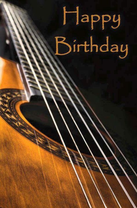 Happy birthday acoustic guitar Happy Birthday Guitar, Birthday Guitar, Happy Birthday Man, Happy Birthday Meme, Happy Birthday Pictures, Birthday Blessings, Birthday Posts, Happy Birthday Messages, Birthday Meme