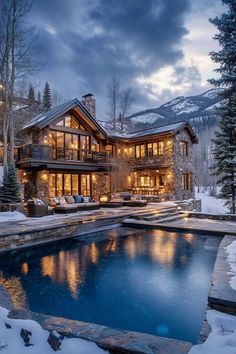 #travel, #adventure, #wanderlust, #travel inspiration Aspen Colorado Winter, Aspen Lodge, Colorado Aesthetic, Lodge Style Home, Dream House Bedroom, Mountain Dream Homes, Cozy Lodge, Aspen House, Cabin Aesthetic