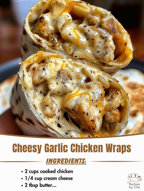 Cheesy Garlic Wraps, Leftover Chicken Breast Recipes Easy, Leftover Chicken Recipes Easy Quick, Leftover Chicken Tenders, Quick Chicken Breast Dinner, Quick And Easy Chicken Breast Recipes, Leftover Chicken Breast Recipes, Cheesy Garlic Chicken, Quick Chicken Breast Recipes