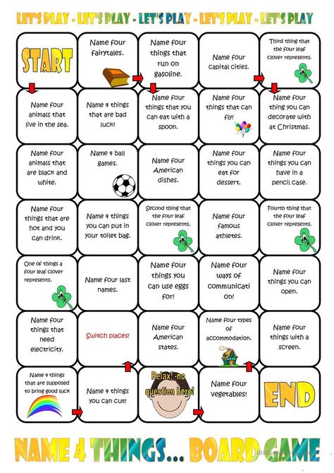 Esl Board Games, Speaking Games, Esl Games, English Teaching Materials, English Games, Speaking Activities, Reading Games, Picture Description, Classroom Games