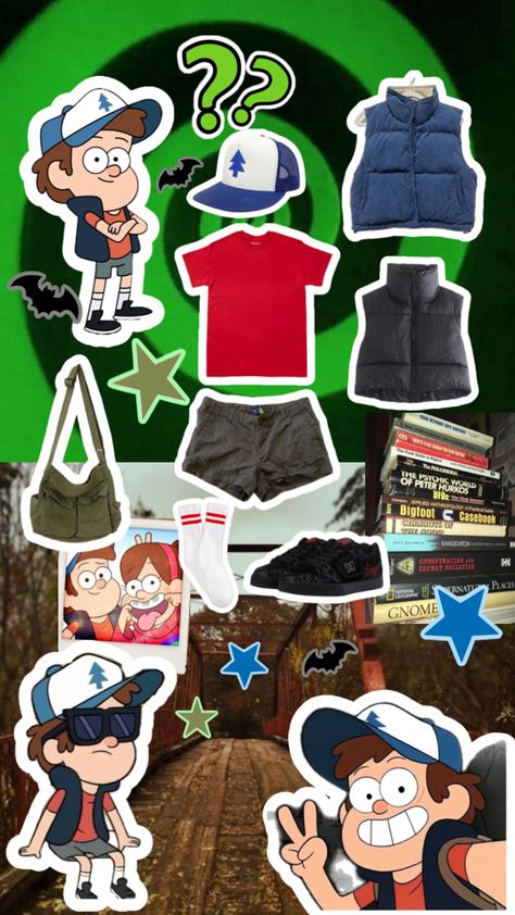 Pieces for a dipper pines Halloween costume Dipper Cosplay, Dipper Pines, Secret Society, Halloween Costume, Halloween Costumes, Halloween