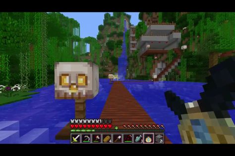 Watch minecraft oasis by ihascupquake on YouTube Ihascupquake Minecraft Oasis, Minecraft Oasis, Old Minecraft, Minecraft Things, Minecraft Houses Blueprints, Chibi Art, Terraria, Minecraft Builds, House Blueprints