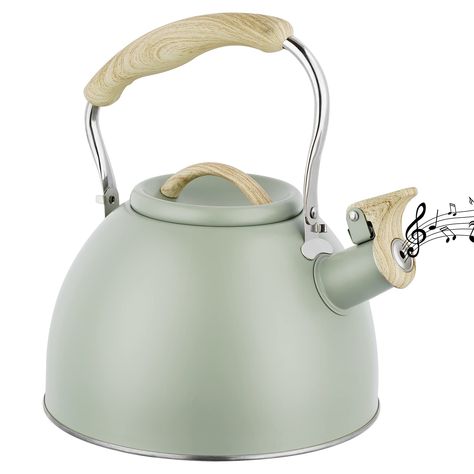 Whistling Kettle,3L Stove Induction Kettle, Stovetop Stainless Steel Tea Kettle, Stainless Steel Whistling Kettle, for Gas Hobs, Induction and Electric Hobs Gas Hobs, How To Whistle Loud, Stovetop Kettles, Induction Stove Top, Storing Water, Milk Packaging, Electric Hob, Boiling Point, Gas Hob