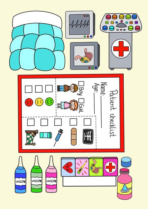 Paper Dolls Hospital, Kate Made Paper Doll House Printable Hospital, Hospital Paper Doll, Kate Made Paper Doll Hospital, Katemade Hospital, Paper Hospital, How To Make A Doll, Kate Made, Paper Doll Printable Templates