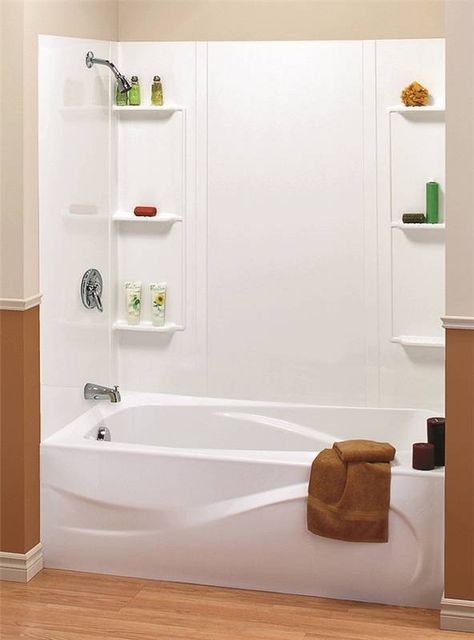 Best Bathtub Wall Surround (Reviews & Buying Guide) Bathtub Surround Ideas Budget, Acrylic Tub Surround Ideas, Acrylic Tub Surround, Tub Surround Ideas Cheap, Bathtub Surround Ideas, Bathtub Inserts, Bathtub Wall Surround, Tub Surround Ideas, Bath Fitter