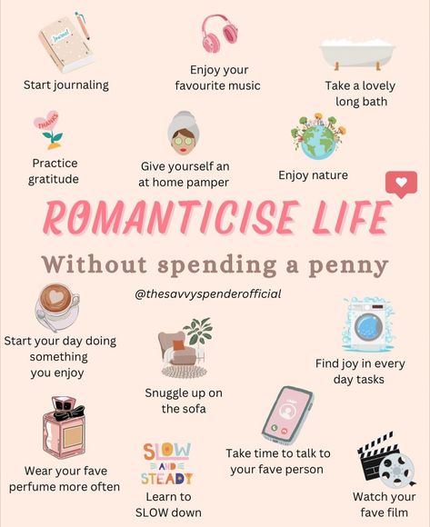 Romanticise Your Life, Romanticing Life, Romanticise Life, Be Content, Single Life Quotes, Job Promotion, Think Positive Quotes, Girl Life Hacks, Money Saver