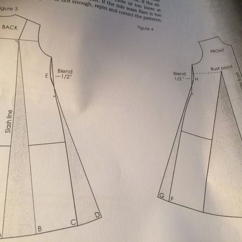 Photos On 型紙 229 Tent Dress Sewing Pattern, Tent Dress Pattern, Tent Dresses Pattern, Peplum Pattern, Pattern Drafting Bodice, Slip Dress Pattern, Pattern Drafting Tutorials, Barbie Dress Pattern, Sewing Tricks