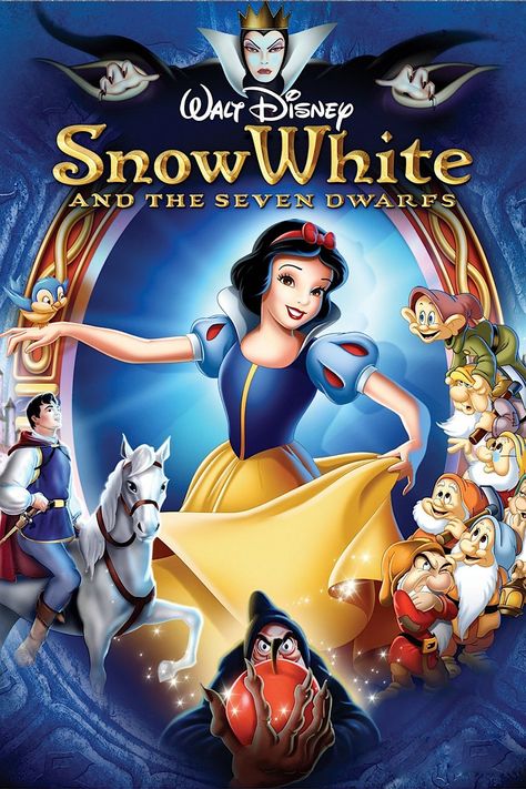 Disney Princess Films, Snow White Movie, Walt Disney Movies, Sette Nani, Snow White And The Seven Dwarfs, The Seven Dwarfs, Best Disney Movies, Disney Princess Pictures, Walt Disney Pictures