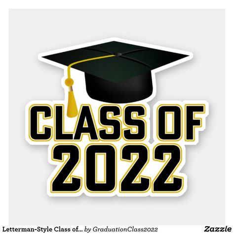 Letterman-Style Class of 2022 Sticker Class Of 2023 Cake Topper Printable, Class Of 2022 Logo, Class Of 2023 Logo, Cake Board Decoration, Graduation Logo, 2022 Sticker, Graduation Images, Printable Props, Graduation Party Cake