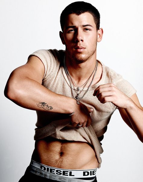 Grab yourself a glass of water and be prepared. All the photos you need to see from the Flaunt magazine photo shoot with Nick Jonas. Nick Jonas, A Man