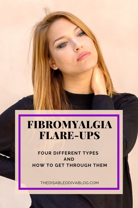 Pink background with a woman wearing a black shirt and long light brown hair rubbing her neck looking sad with text saying "Fibromyalgia flare-ups - Four types and how to get through them" Nerve Pain Remedies, Fibro Flare, Leg Muscle, Pemf Therapy, Invisible Disease, Nerve Health, Chronic Pain Relief, Nerve Pain Relief, Muscle Weakness