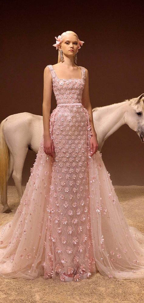 George Hobeika Bridal, George Hobeika, Pagent Dresses, Wedding Dressses, Pink Gowns, Grad Dresses, Stage Outfits, Red Carpet Fashion, Beautiful Gowns