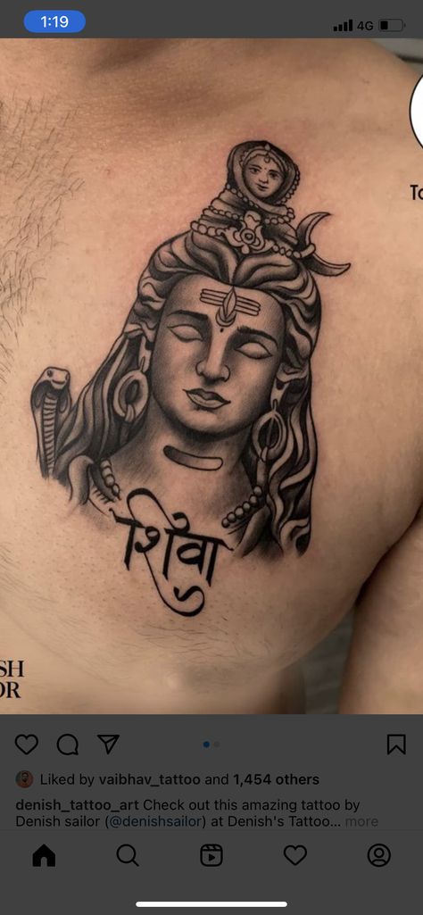 Shiv Face Tattoo, Shiva Face Tattoo Design, Shiva Chest Tattoo, Mahadev Face Tattoo, Sivan Tattoo Designs, Siva Tattoo Designs, Shiv Tattoo For Men, Shiv Ji Tattoo, Shiva Tatoos