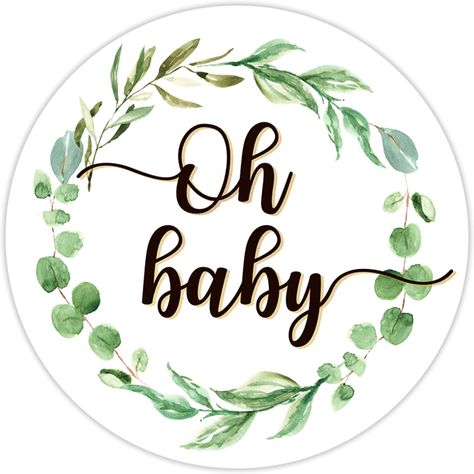 Baby Shower Verde, Baby Reception, Baby Shower Topper, Shower Images, Baby Favors, Baby George, Baby Stickers, Baby Shower Stickers, Virtual Baby Shower