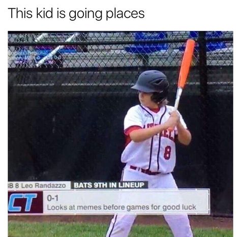 Kid is going places Funny Jump, Baseball Memes, Funny Troll, Funny Sites, Spicy Memes, Funny Baseball, Sports Memes, Not Funny, Memes Hilarious