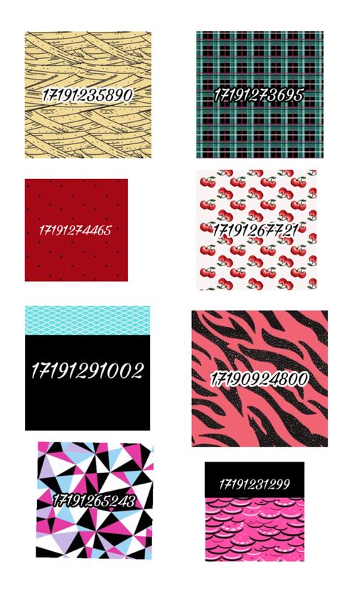 PLEASEEE TAG ME IF U USE EM Roblox Decal Id Codes Carpet, Codes For Royal High, Decal Ids For Royal High, Monster High Royale High, Royale High Custom Fabrics, Royale High Decals Clothes, Hack Outfit, Rh Patterns, Rh Decals