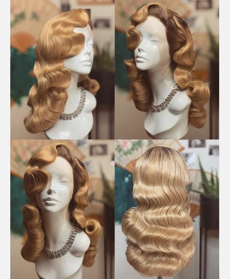 High Fashion Hair, 1920s Hair, Hollywood Hair, Retro Hairstyles, Hair Art, Aesthetic Hair, Vintage Hairstyles, Hair Designs, Gatsby