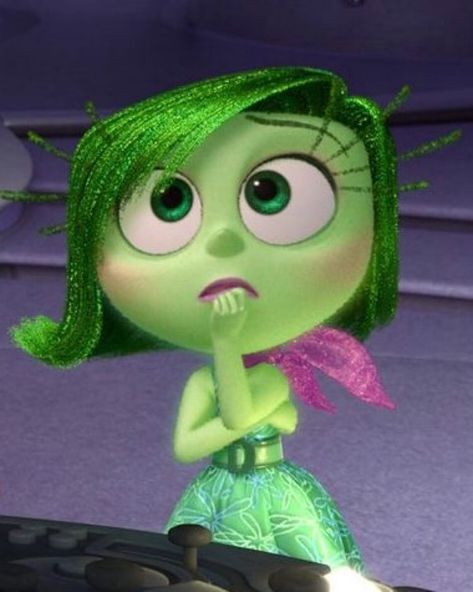 Disgust Inside Out, Disgust Inside Out Aesthetic, Disgusted Inside Out, Kyary Pamyu Pamyu, Inside Out Characters, Disney Icons, Bedroom Wall Collage, Pixar Characters, Disney Inside Out