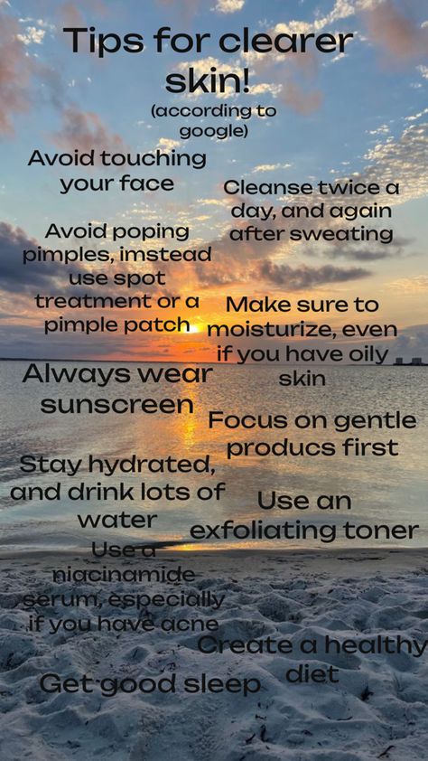 How to get clearer skin!(according to Google) Get Clear Skin, Exfoliating Toner, Clear Skin Tips, Cleansing Face, Clearer Skin, Skin Skincare, Skincare Tips, Touching You, Good Sleep