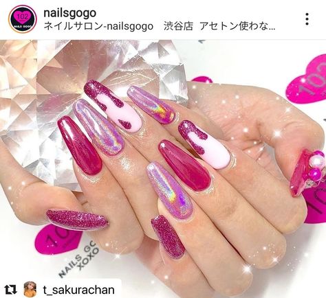 Junko Enoshima Nails, Gyaru Nails, Junko Enoshima, Crazy Nail Art, Crazy Nails, Lifestyle Inspiration, Nail Art Diy, Diy Nails, Fashion Nails