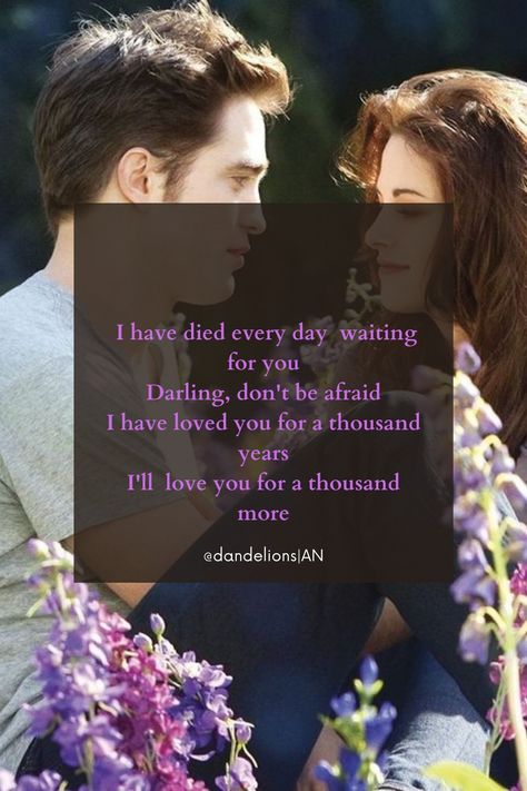 Vampire Song Lyrics, Letters To My Future Husband, Bella And Edward Wedding, Vampire Song, Twilight Music, Twilight Saga Quotes, Queer Platonic, Edward Cullen Robert Pattinson, Renesmee Cullen