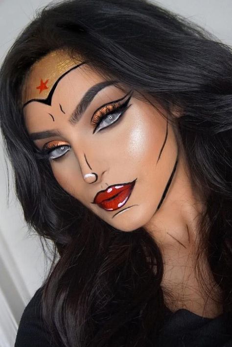 57 Stunning Halloween Makeup Ideas to Try This Year Beautiful Halloween Makeup, Airbrush Make Up, Makeup Clown, Halloween Make-up Looks, Halloween Makeup Ideas, Halloween Makeup Pretty, Pretty Halloween, Halloween Makeup Inspiration, Lips Shades