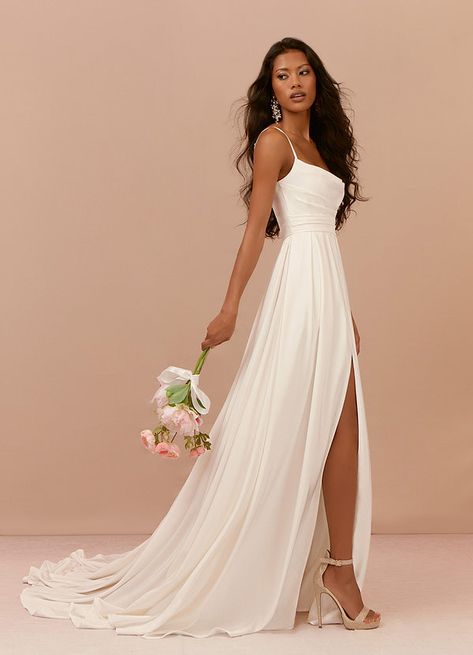 Hi! I've shared my package tracking information with you. Come and check it right now! Wedding Dress Pleated, Modern Elegant Wedding Dress, Wedding Dresses Diamonds, Modern Elegant Wedding, Chapel Train Wedding Dress, Wedding Dress Flowy, Wedding Dress Train, Dress Pleated, Dream Wedding Ideas Dresses