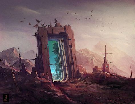 Numenera Art - Imgur Scene Inspiration, 다크 판타지, Odaiba, Fantasy Setting, Fantasy Places, Fantasy Art Landscapes, Fantasy Concept Art, Arte Fantasy, Stargate