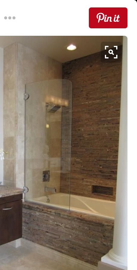 Small Bathroom With Tub, Bathroom Tub Shower Combo, Bathtub Shower Combo, Bathroom With Tub, Shower Tub Combination, Bathroom Tub Shower, Tub Ideas, Tiny House Bathroom, Bathroom Tub