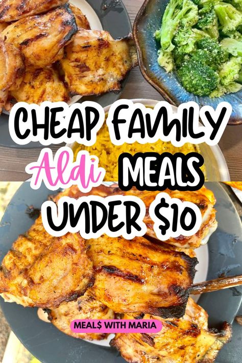 $10 dinners, aldi deals, aldi dinners, budget cooking, budget dinners, budget meals, cheap and easy, chicken dinner, chicken recipe, dinner, EasyRecipes, family dinner, FamilyMeals, less than 10 dinners, slow cooker dinners, summer, summer cooking Aldi Meals, Cheap Family Dinners, Budget Friendly Meals, Easy Weekly Meals, Cheap Dinner Ideas, Cheap Meal Plans, Frugal Meal Planning, Cheap Family Meals, Aldi Meal Plan